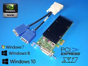 Dell Optiplex 390 790 990 Slim Desktop Dual VGA Low Profile Computer Video Card - Picture 1 of 1