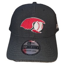 MILB Hickory Crawdads New Era 39Thirty Medium-Large Stretch Fit Cap