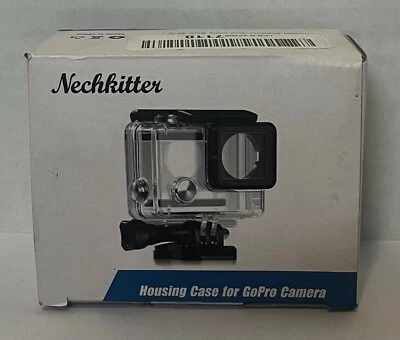 gopro case, tinted blue hard plastic, new used - Image 1 of 4