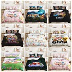 Camping Touring Car RV Camper Animal Outdoor Style Doona Duvet Quilt Cover Set