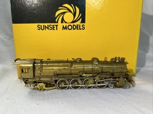 Sunset Models Prestige Series Brass HO ~ PRR 4-8-2 M-1A Steam Locomotive IN BOX - Picture 1 of 21