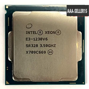 Intel Xeon E3-1230 V6 3.5GHz 4-Core 8M LGA1151 Server Processor CPU SR328 72W - Picture 1 of 1