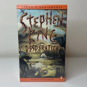 Stephen King Audiobook -Desperation (1996, Cassette, Abridged) - Mark Ryden Art - Picture 1 of 3