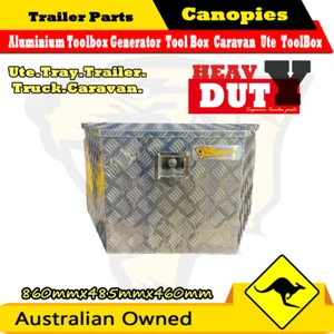 Ute Tool Box Aluminium Toolbox Storage Ute Trailer Truck Vehicle Lock AT-X860TT - Picture 1 of 6