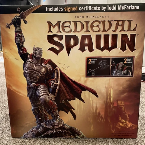 McFarlane Medieval Spawn 17" Limited Edition Resin Statue #952/1500 Cover