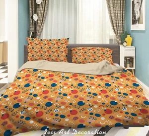 3D Abstract Geometry Pattern Quilt Cover Set Duvet Cover Bedding Pillowcases - Picture 1 of 6