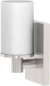 Gatco 1701 Modern Farmhouse Wall Sconce Satin Nickel Single Light Fixture - Picture 1 of 6