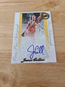 2000 Press Pass Signature Edition Jason Collier Rookie Autograph Georgia Tech $$