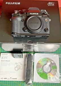 Fujifilm X-T1 Fuji Mirrorless Camera (Body Only) Boxed - 80th Anniversary - Picture 1 of 14