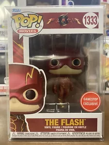 The Flash 1333 GameStop Exclusive Metallic Funko POP! DC FREE PROTECTOR - Picture 1 of 12
