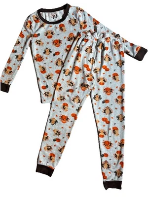 Pijama de fútbol americano Pavo Acción de Gracias talla 7 unisex para niños niñas Foto 1 de 4