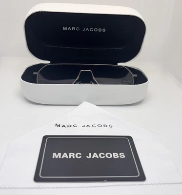 Gafas de sol piloto Marc Jacobs de metal oscuro | Gafas de lujo con lentes azules degradadas Foto 1 de 4