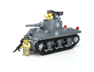 Battle Bricks Deluxe M4 Sherman Us World War 2 Tank - Bild 1 von 4
