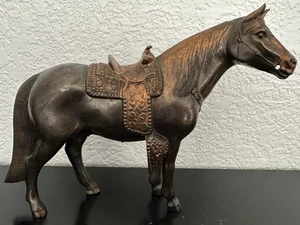 VTG Bronze Color 1950 P Napoli Metal Horse - Picture 1 of 7