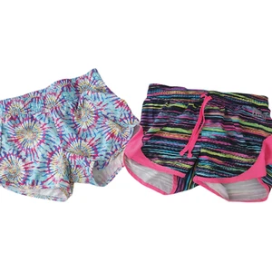 Lot of Two Girls Athletic Shorts Large 10-12, Everlast, Members Mark - Picture 1 of 3