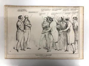 John Doyle Lithograph: FOLLOWING THE LEADER 1832 - Picture 1 of 9