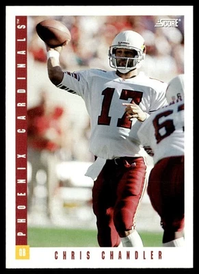 1993 Score Chris Chandler Phoenix Cardinals #167 - Image 1 of 2