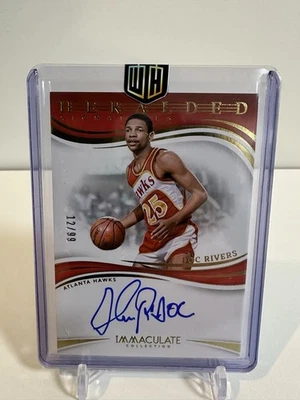Doc Rivers 2023-24 Immaculate Basketball #IHS-DOC Heralded Signatures/99 - Image 1 of 3
