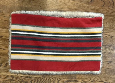 Pottery Barn - Pendleton Yakima Funda Almohada Lumbar Piel Rayada ROJA 16 X 26 NUEVA SIN ETIQUETAS Foto 1 de 4