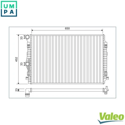 RADIATOR ENGINE COOLING 701132 - Image 1 of 4