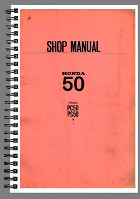 HONDA PS50 PC50 SERVETA OFFICINA MANUALE SERVIZIO RIPARAZIONE LIBRO CARTA... - Immagine 1 di 4
