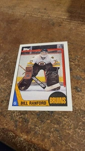 1987-88 Topps Hockey sobre hielo Bill Ranford RC #13 - Imagen 1 de 2