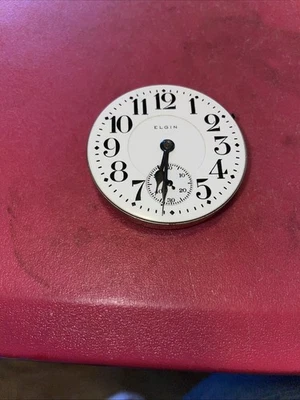 Elgin 23 Jewel Veritas 18 Size Pocket Watch Movement G29 - Image 1 of 4