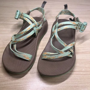 Chaco Sandalen J180268 Doppelriemen mint orange Riemchen Größe 4y Damen 5,5 - Bild 1 von 6