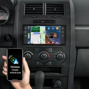 7" CarPlay Para Dodge Charger 2008-2010 Wifi Android 14.0 Radio de coche GPS - Picture 1 of 15