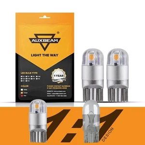 194 T10 LED Bulbs Amber Yellow, Non-Polarity Extremely Bright 168 W5W Car Int... - Picture 1 of 7