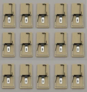 15 pcs wooden mouse traps / rodent control /snap mouse traps - Picture 1 of 2