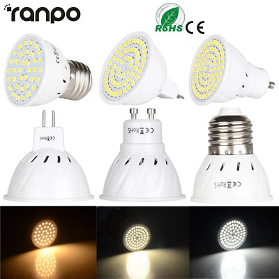 LED Spot Light Bulb Home White Lamp GU10 MR16 E27 3W 5W 7W 2835 SMD 12V 24V 230V - Image 1 of 4