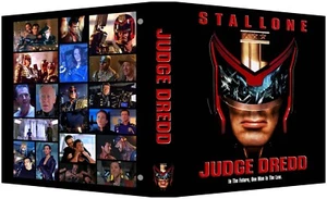JUDGE DREDD 1995 Custom 3-Ring Binder Photo & Trading Card Album STALLONE - Picture 1 of 7