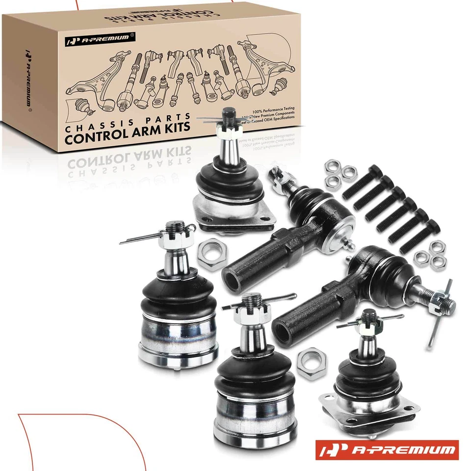 6x Tie Rod End Ball Joint Front for Chevrolet Camaro 1993-2001 Pontiac Firebird - Image 1 of 4