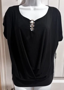 A.U.W. secret charm Top schwarz, Gr. M - Bild 1 von 14