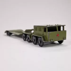 Vintage Soviet Tank Carrier Vehicle Toy MAZ-537 TRAL Army Military Diecast UdSSR - Bild 1 von 19