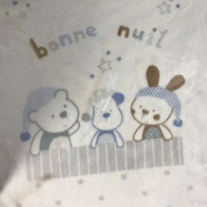 Bonne Nuit Manta Bebé Cambress Tres Osos Buenas Noches Peluche Estrellas Blanco - Imagen 1 de 6