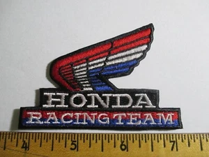 Parche Honda Racing Team Moto Chopper Hog Cycle Vintage Años 80 Nuevo de Lote Antiguo - Imagen 1 de 4