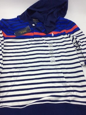 $49.50 Ralph Lauren Niños Usan Sudadera con Capucha a Rayas Talla L (14-16) UC1 Foto 1 de 4