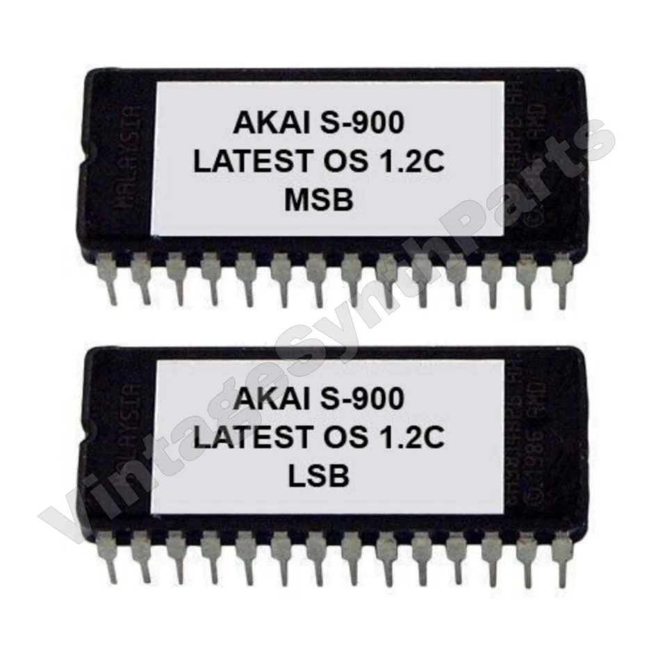 Akai S-900 operation system version 1.2C EPROM Firmware S900 sampler rom Update - Image 1 of 1