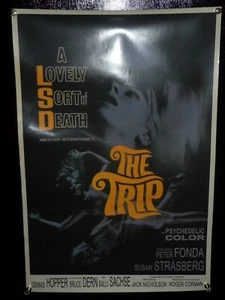 THE TRIP Movie POSTER 21" x 31" Peter Fonda Susan Strasberg Bruce Dern Dennis - Picture 1 of 3