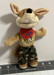 Peluche militar Eddy Coyote 95ª División de Servicios - Imagen 1 de 6