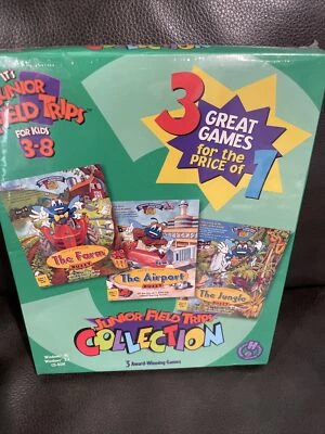 SEALED Let's Explore Junior Field Trips Collection PC Game BIG BOX Jungle Farm - Image 1 of 4