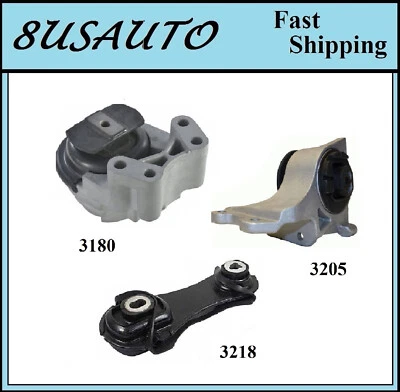 Montaje de motor y transmisión 3 piezas apto para Lincoln MKT 2010-2012 3,7 L Foto 1 de 4