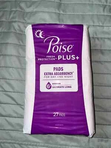 4 almohadillas Poise Fresh Protection Plus absorbentes adicionales para 6 almohadillas Ultimate Long 27 - Imagen 1 de 1