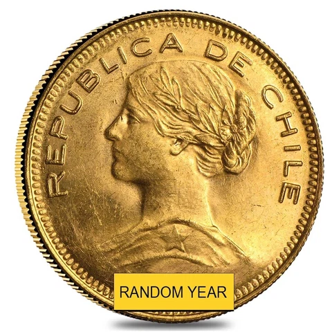 Chile Gold 100 Pesos AU (Random Year,1926-1980) Cover