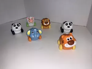 Animal Friction Toys Push and Go Cars for Babies and Toddlers Lot Of 6 - Picture 1 of 3