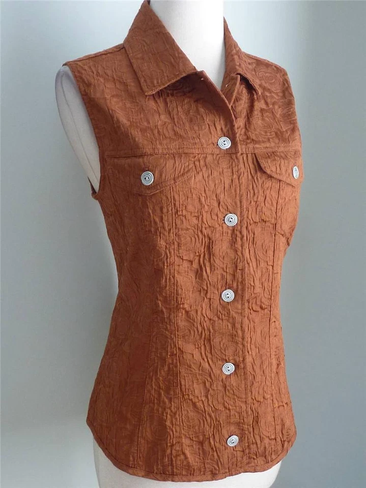 NWT CHICO'S Sienna Blossum Alicia Vest 0 ( XS 4 or 6 ) $88.00 - Image 1 of 3