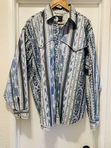 Panhandle Slim Western Shirt XL  100% Cotton Rodeo Pendleton ￼ - Picture 1 of 7