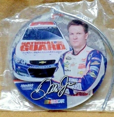 DALE EARNHART, Jr. NASCAR National Guard Race Car Ornament by WinCraft  NEW - Image 1 of 4